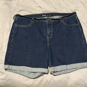 Size 18 jean shorts old navy